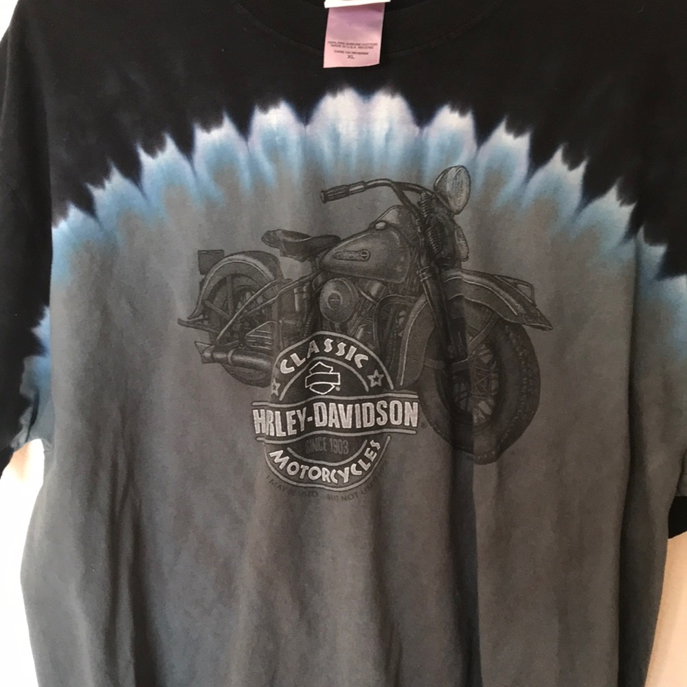 Harley Davidson men’s classic tie dye short sleeve T-shirt